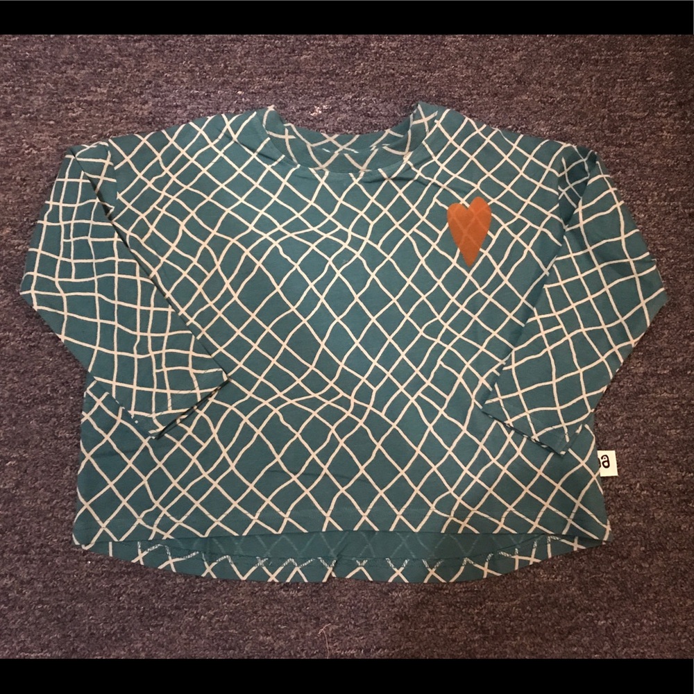 NWT Zebra I Can See girls boxy tshirt